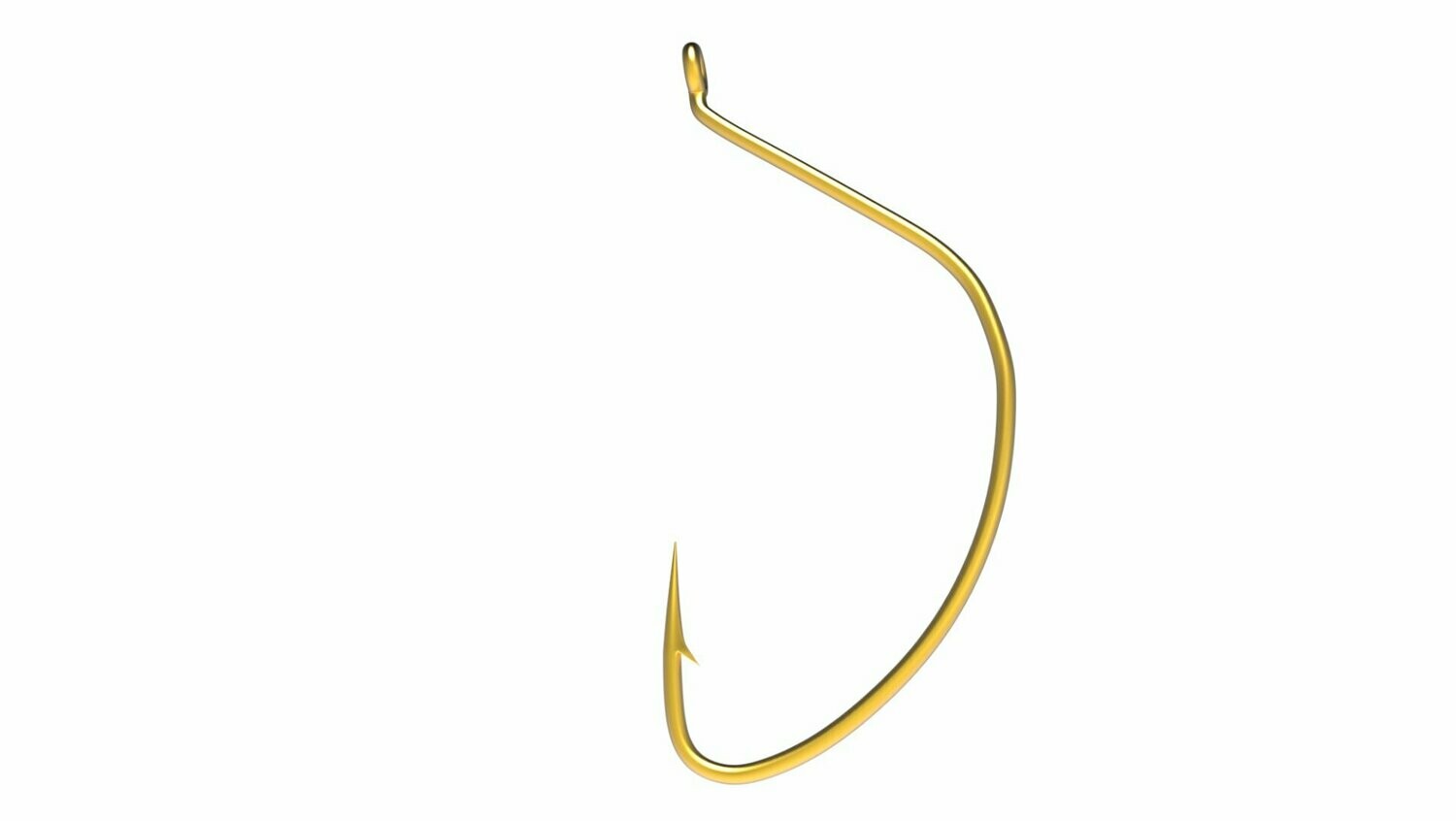 Wide Gap, Turned-Up Eye — Gold Dynamic Cutting Edge Point (25)